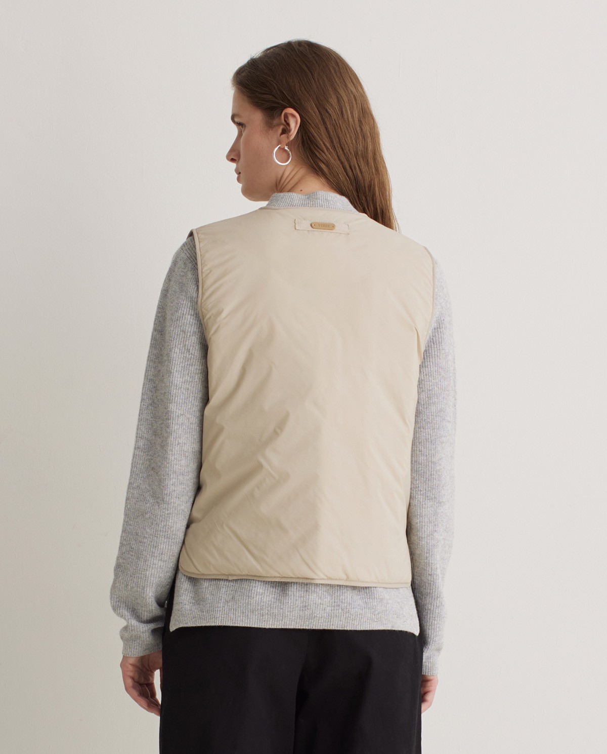 Ecru Water Repellent Vest - Gilet déperlant 5