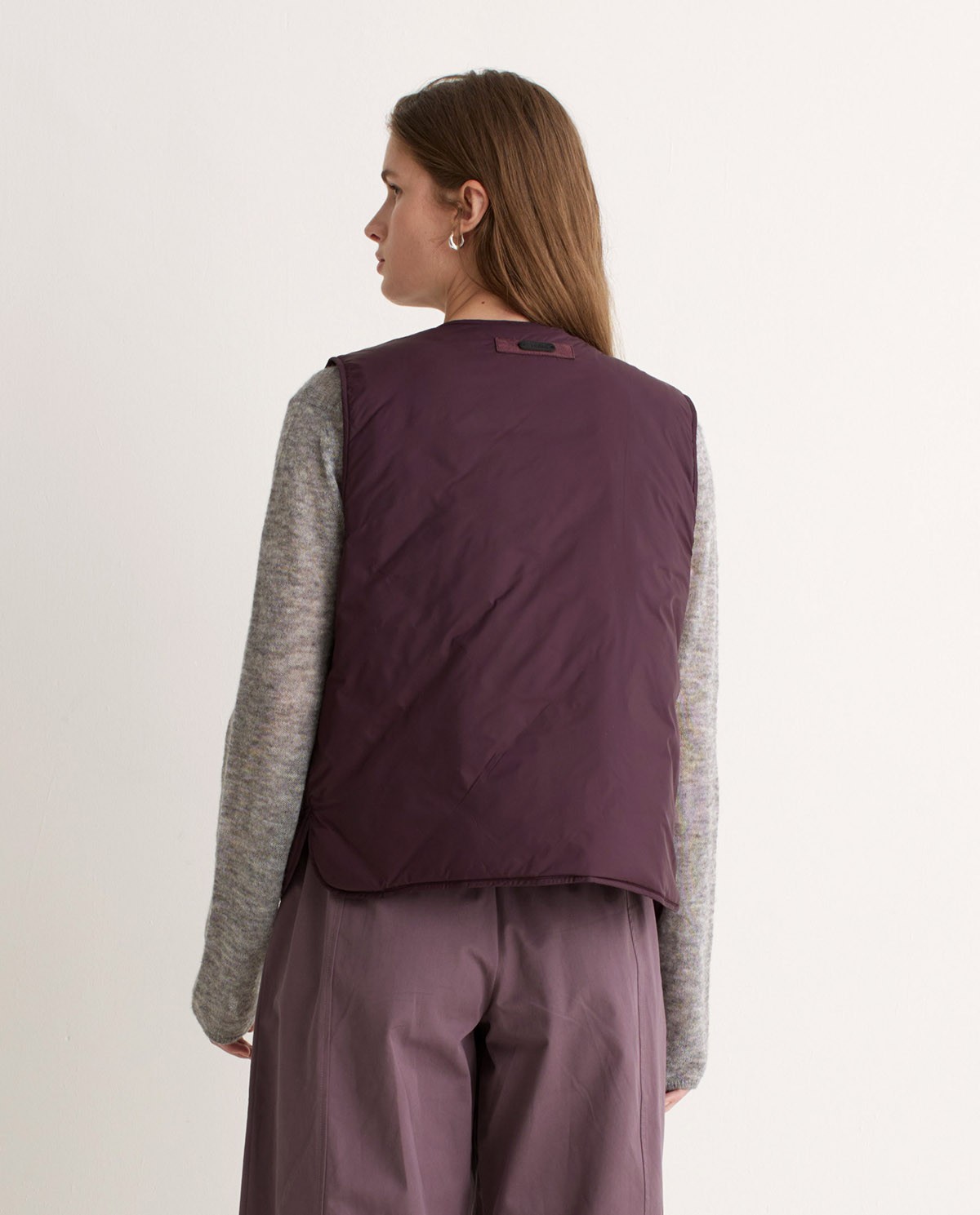 Chaleco Water Repellent berenjena