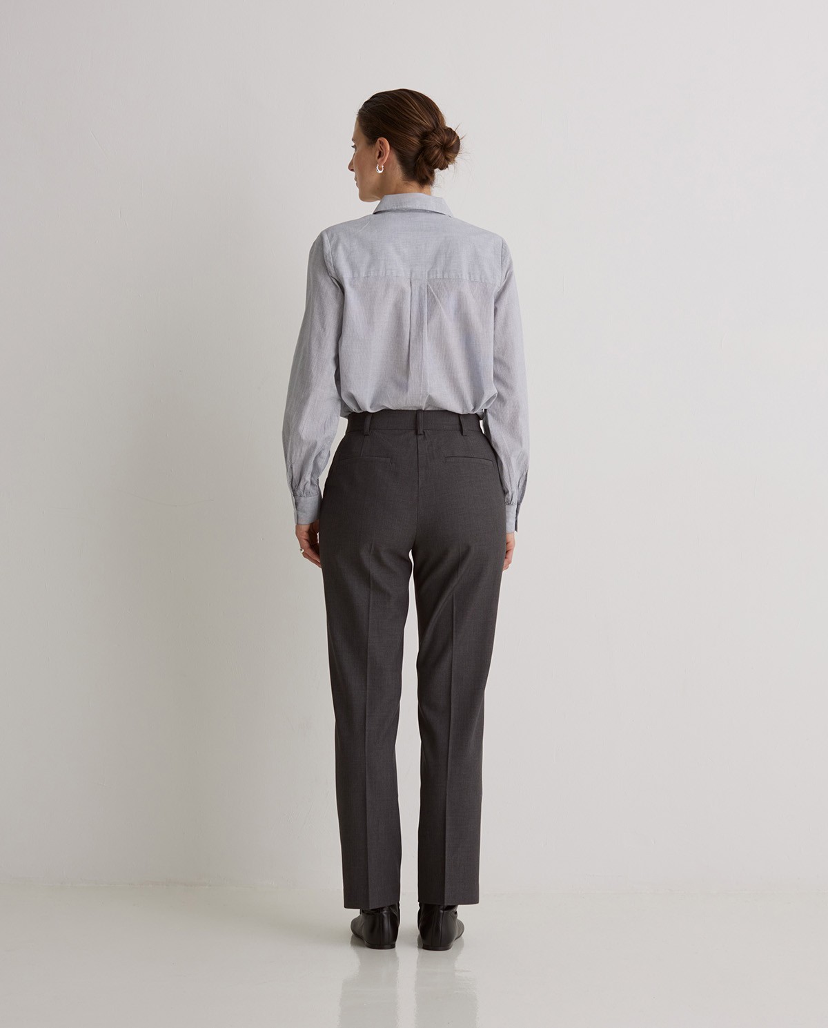 Pantalones traje pinzas gris - Pantalones regular fit 6