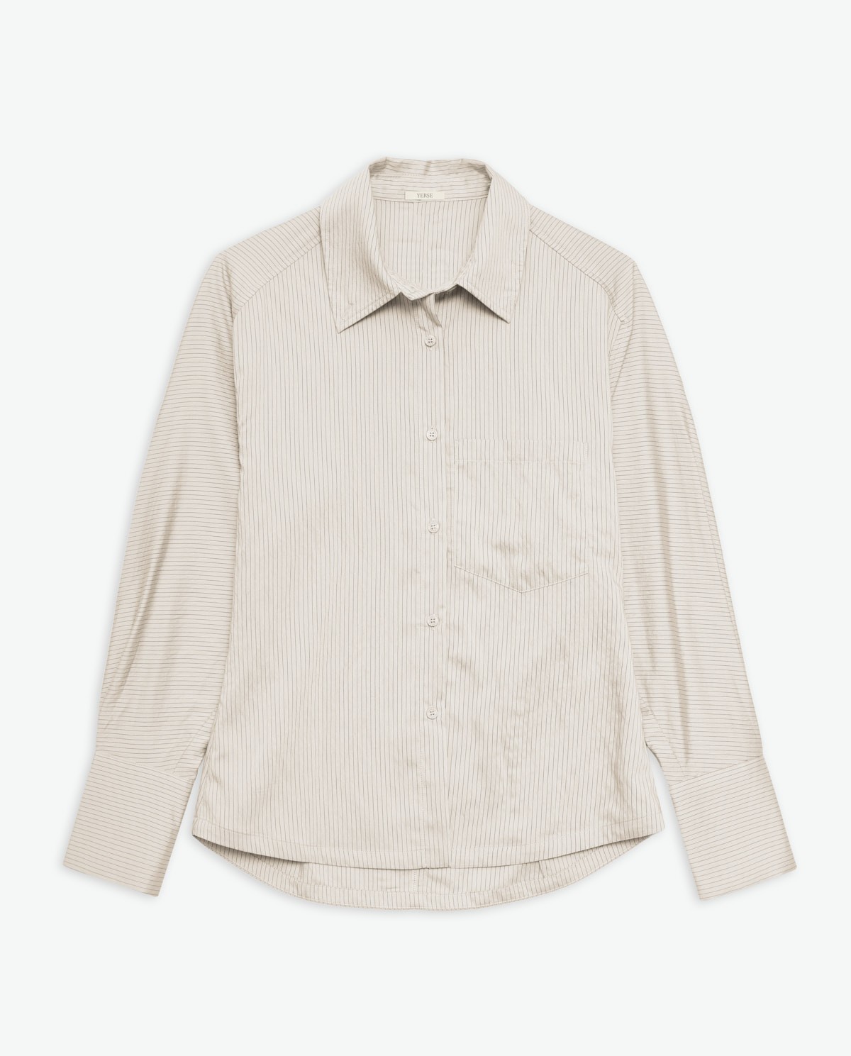 Camisa manga larga rayas crudo - Camisa de manga larga 7