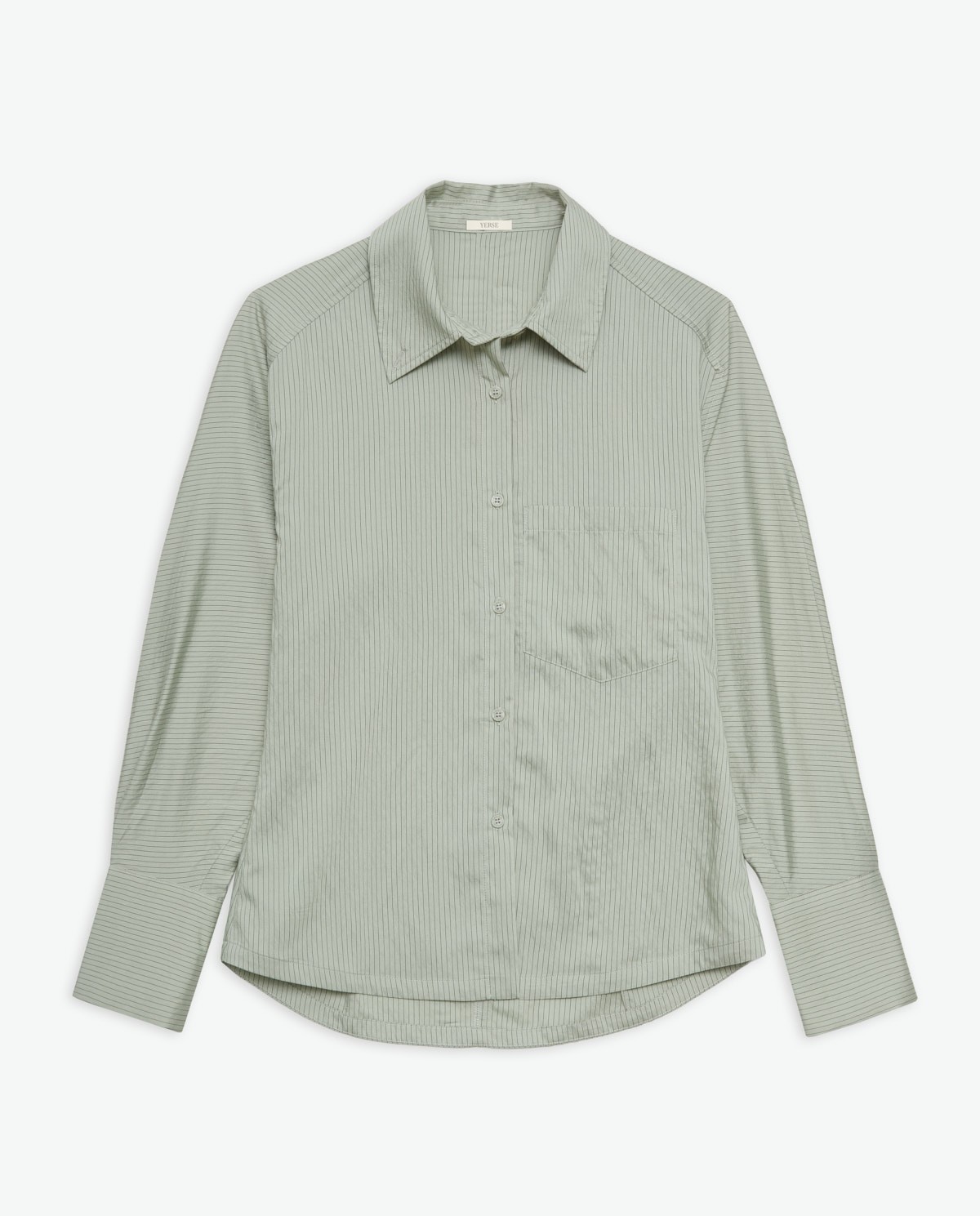 Camisa manga larga rayas verde - Camisa de manga larga 6