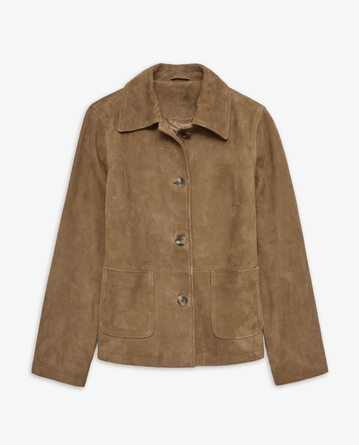 Veste marron 100% cuir suédé - Veste 100% cuir 10