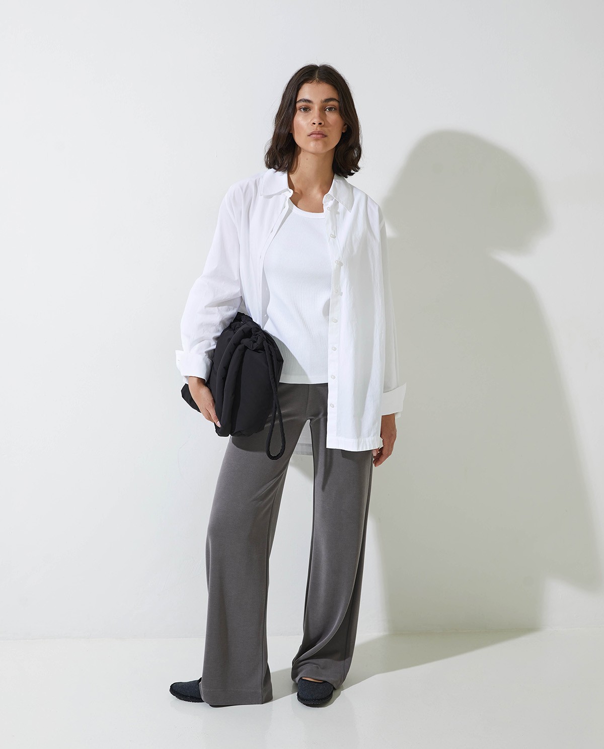 Camisa popelín cotó orgànic blanc - Camisa oversize 100% cotó orgànic 3