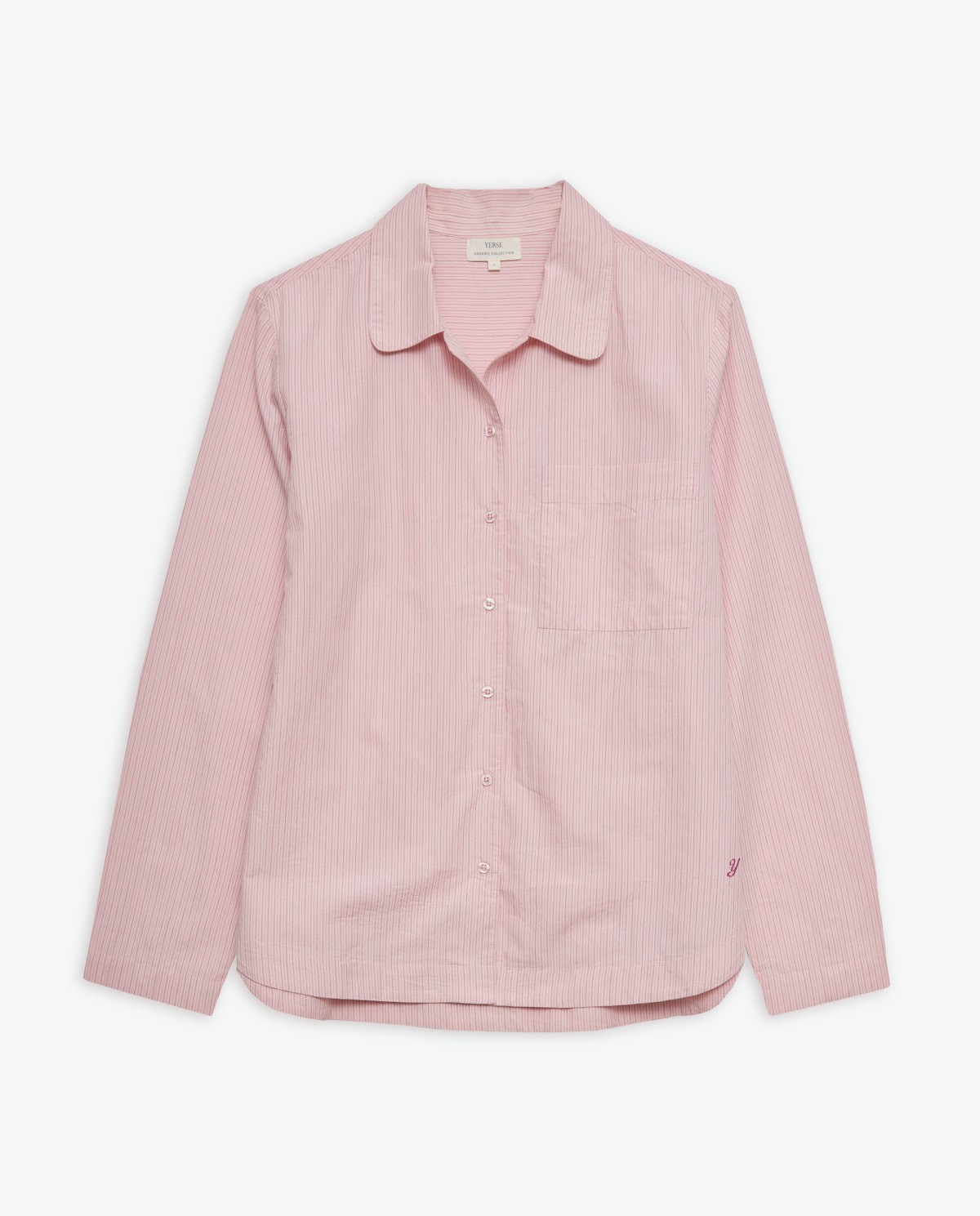 100% Organic Cotton Poplin Shirt Pink - 100% Organic Cotton Poplin Shirt 8