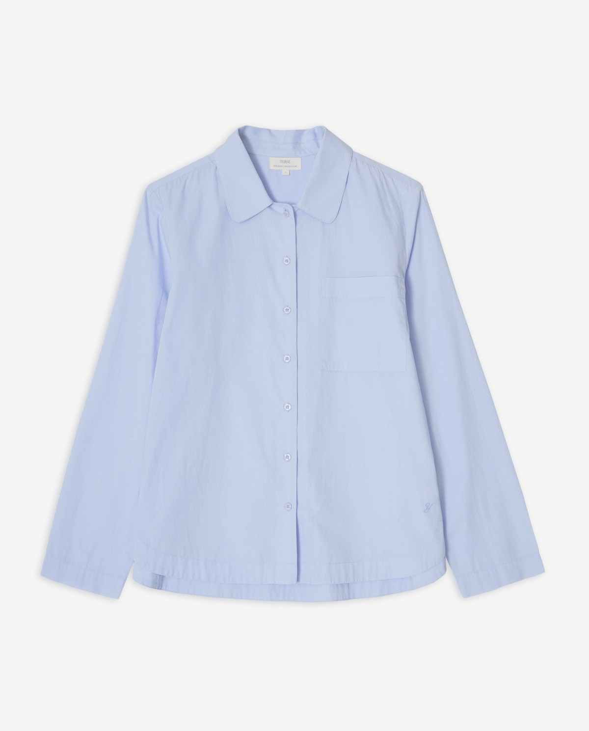 Chemise en popeline 100% coton biologique, bleu clair - Chemise en popeline 100% coton biologique 8