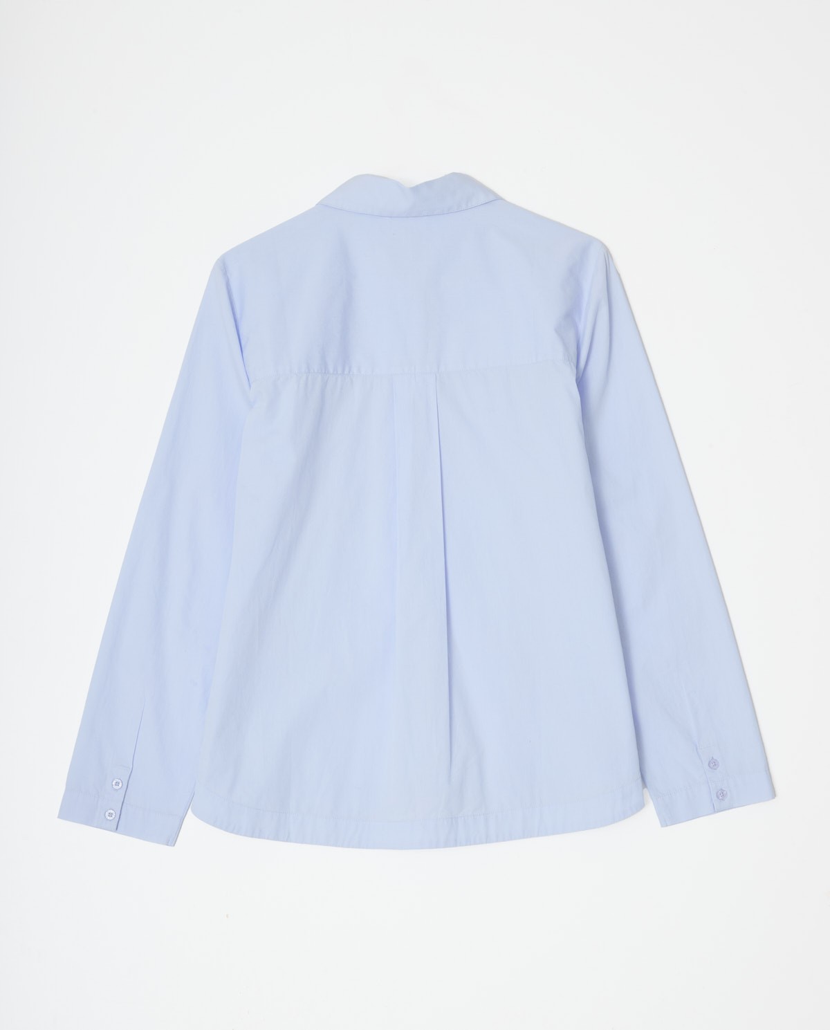 Chemise en popeline 100% coton biologique, bleu clair - Chemise en popeline 100% coton biologique 10