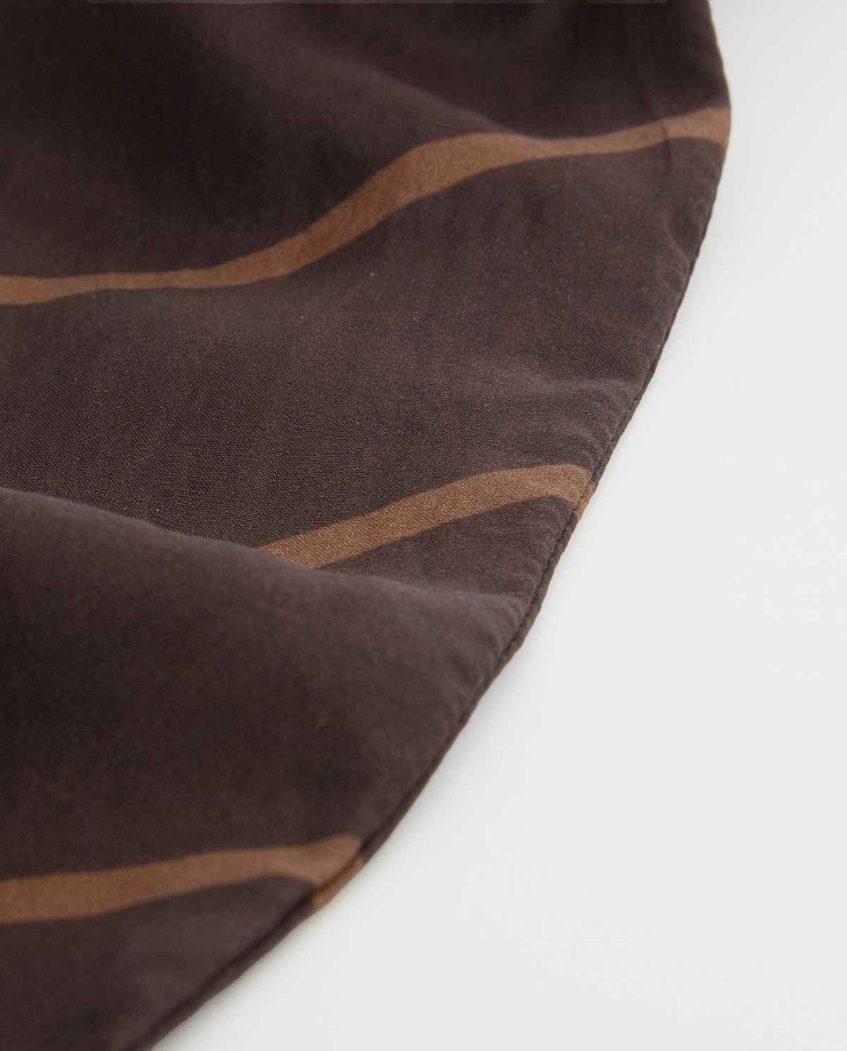 Nœud papillon 100% soie à rayures marron - Nœud papillon 100% soie 4