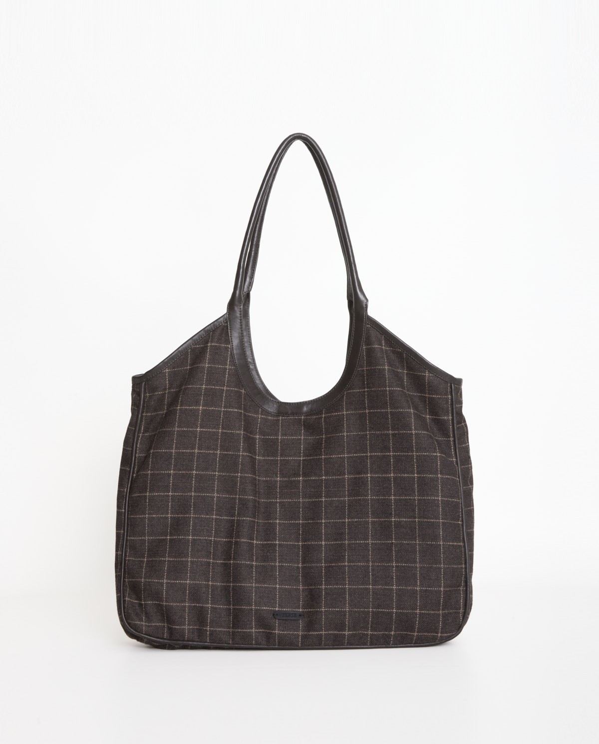 Maxi sac cabas finition cuir marron - Maxi sac cabas 1
