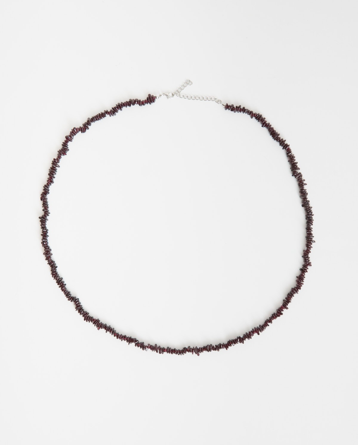 Collar largo piedras marrón mujer Yerse - Detalle frontal 1