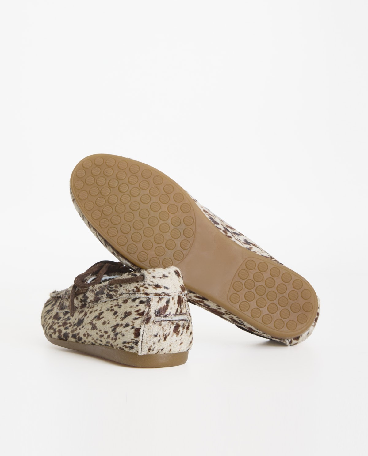 Mocasín náutico estampado vaca mujer Yerse - Detalle frontal 7