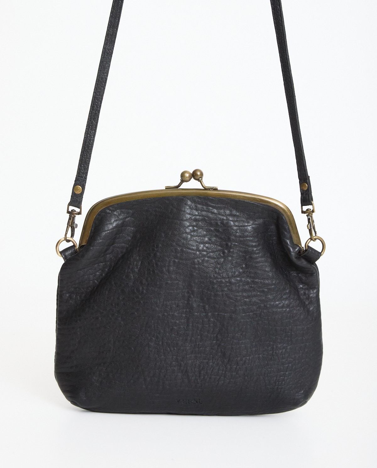 Bolso monedero piel 100% negro - Bolso monedero piel 100% 2