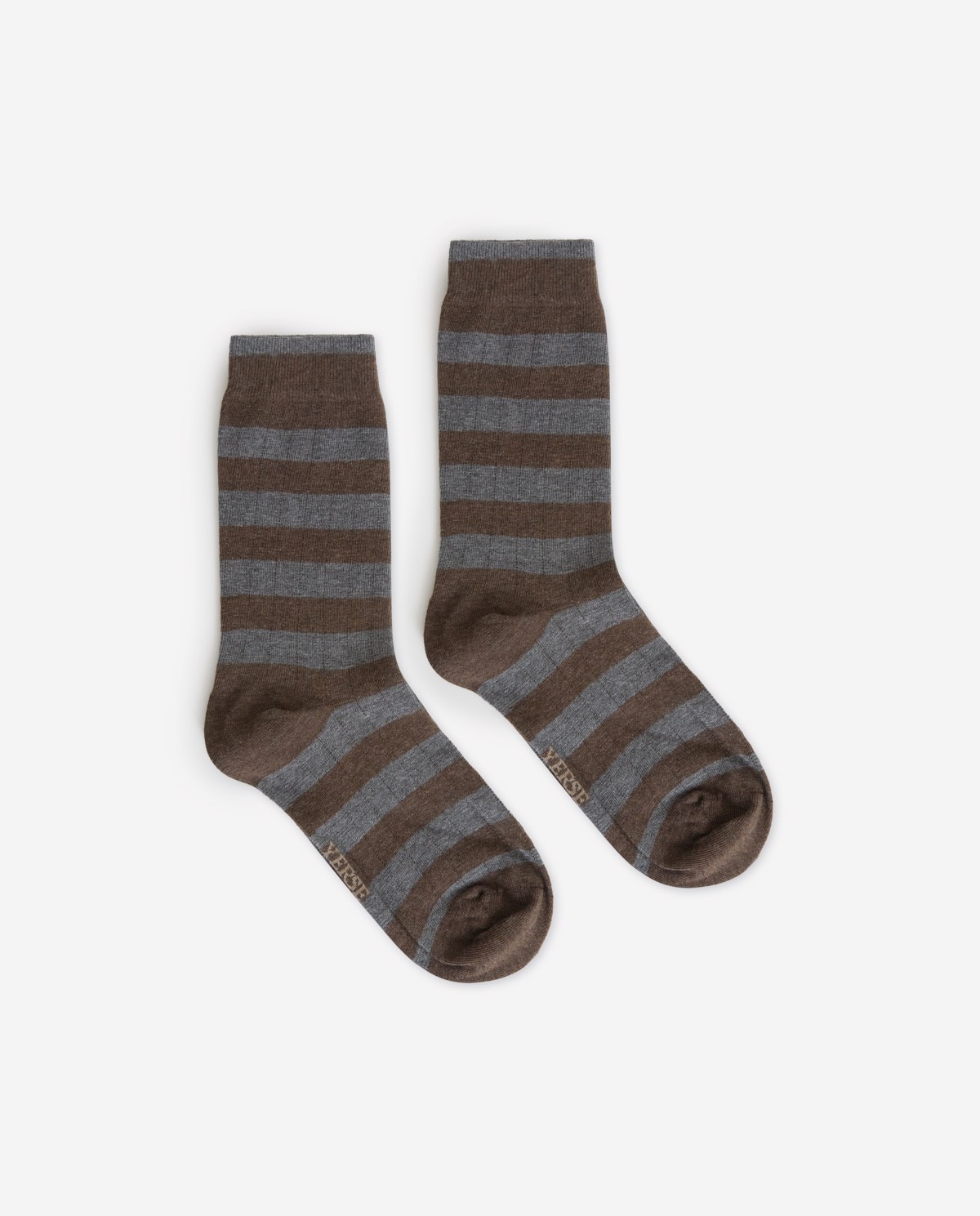 Grey cotton blend jacquard sock - Cotton blend sock