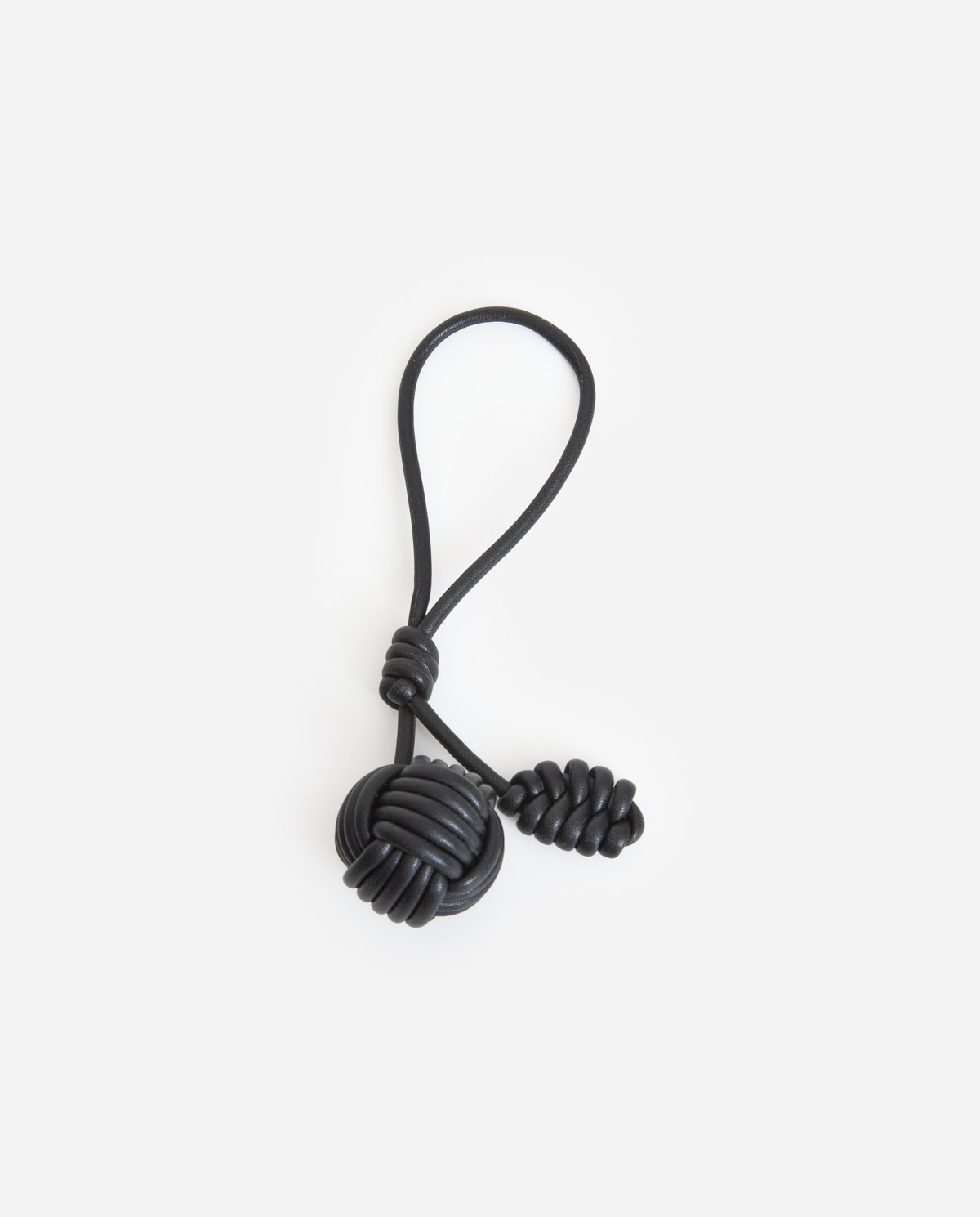 Charm de piel negro - Charm de piel