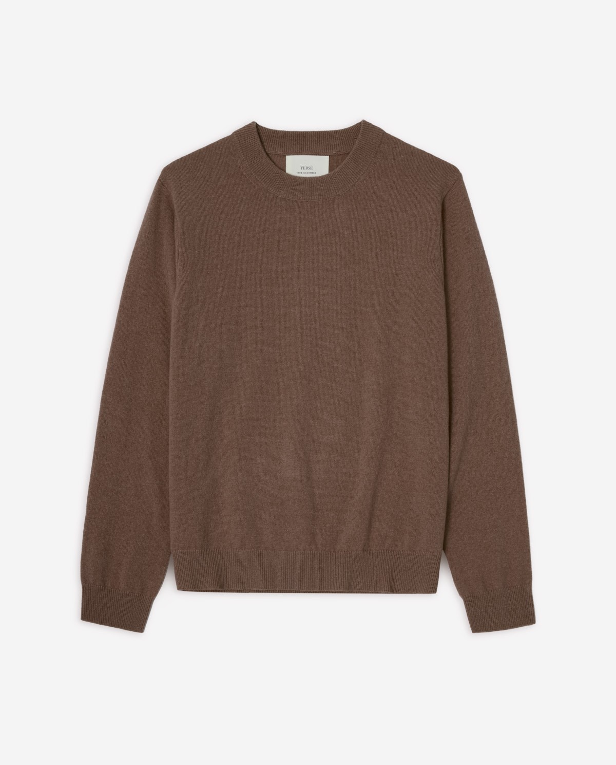 Jersey 100% cashmere para mujer – cuello redondo, manga larga y aberturas laterales 8