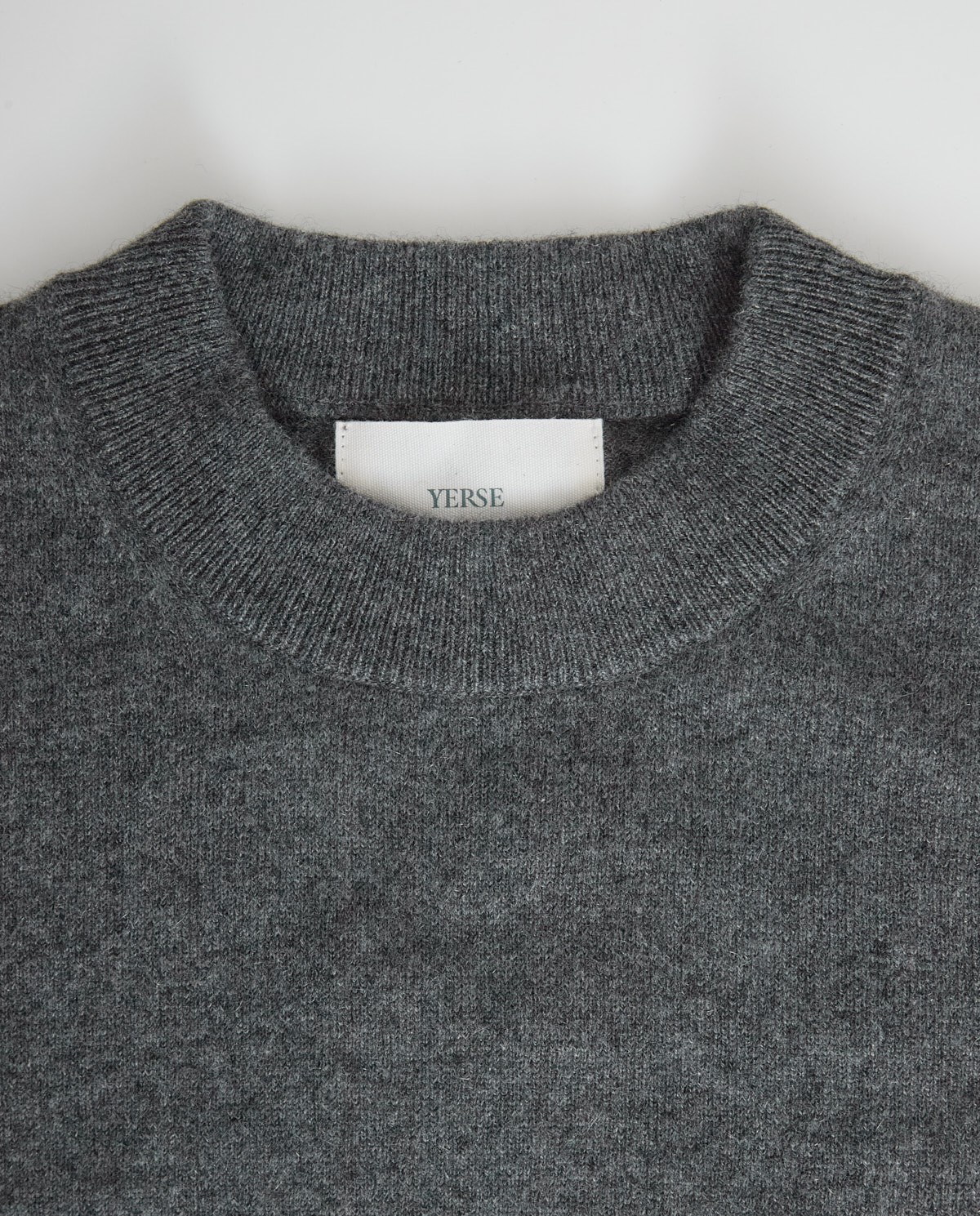 Jersey cashmere cuello redondo antracita - Jersey de cashmere 9
