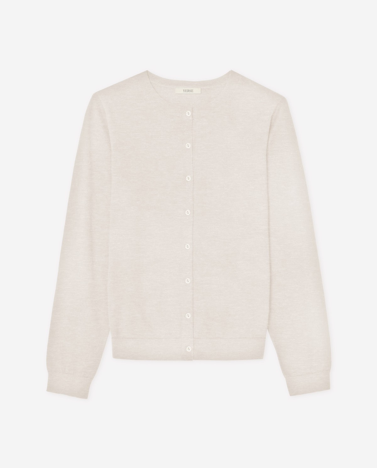 Cárdigan crudo 100% algodón orgánico para mujer – cuello redondo, botones y diseño atemporal 6