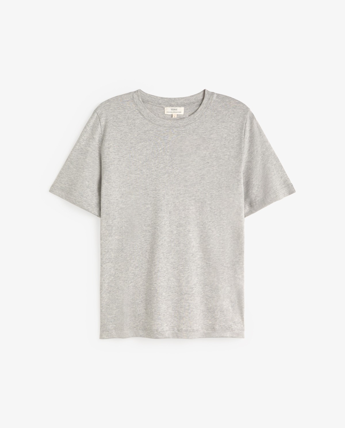 Organic-cotton T-shirt with round neckline|Yerse 6