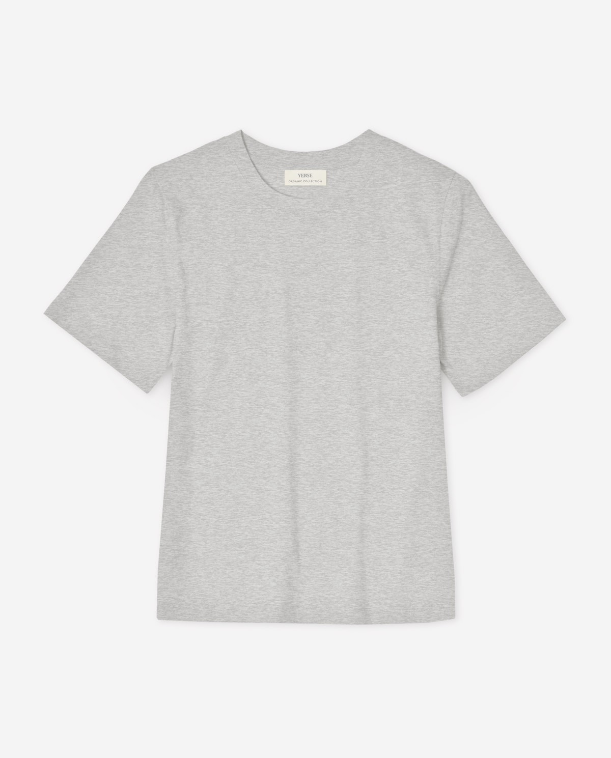 Organic-cotton T-shirt with round neckline|Yerse 6