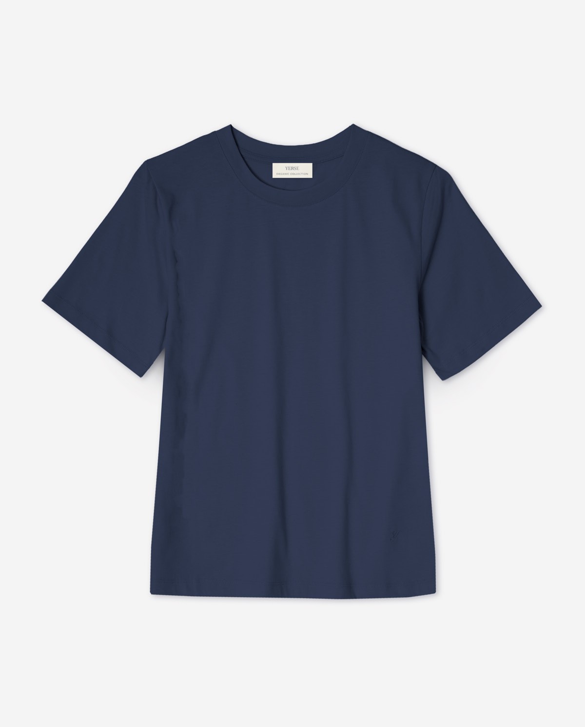 Organic-cotton T-shirt with round neckline|Yerse 6