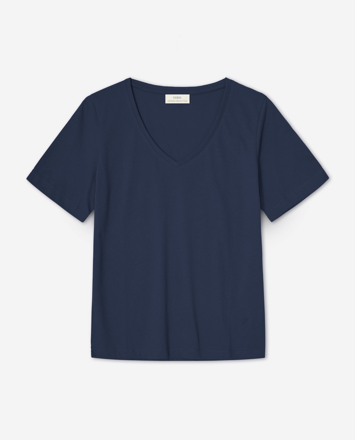 V-neck organic-cotton T-shirt|Yerse 5