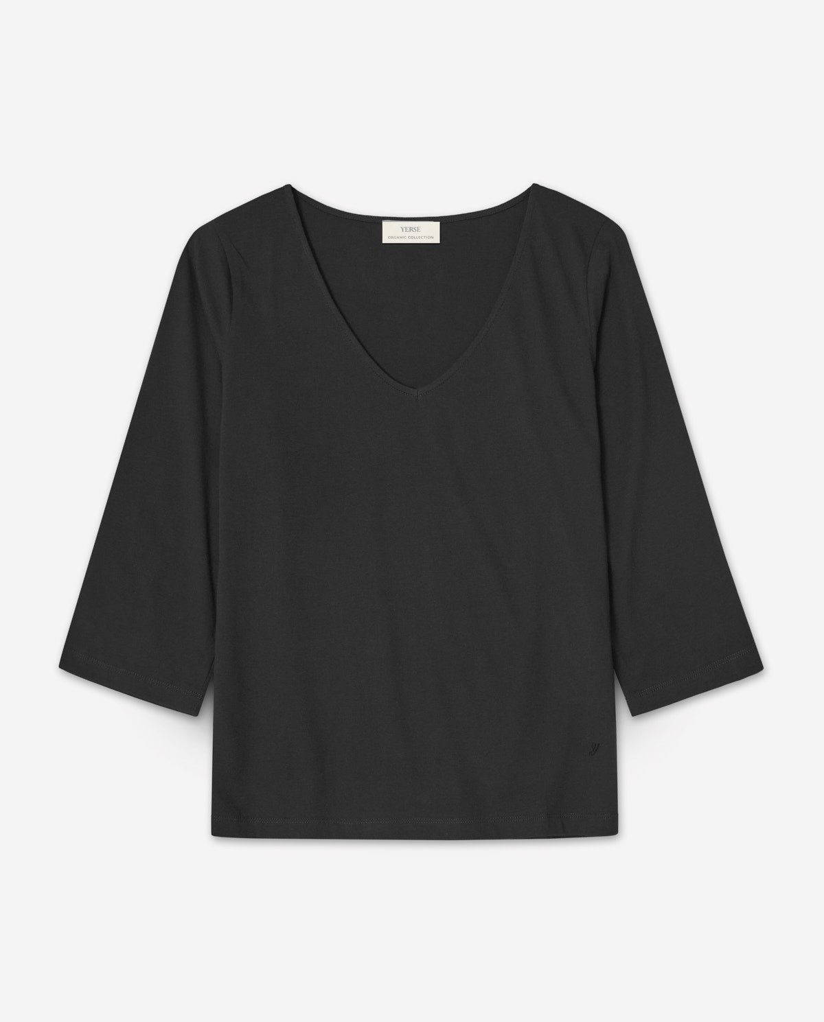 French-sleeve organic-cotton T-shirt|Yerse 5