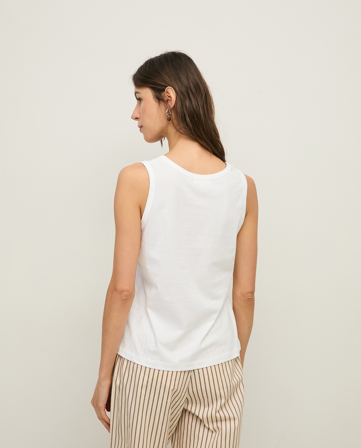Top tirantes algodón orgánico