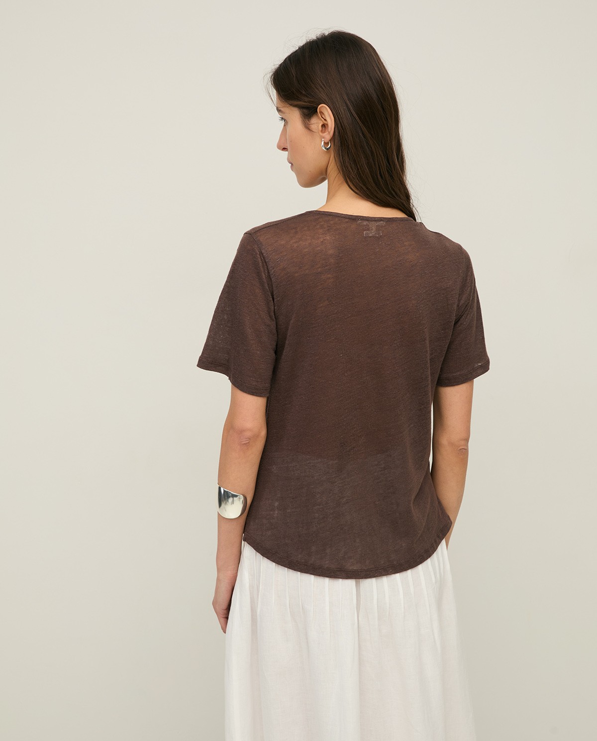 Linen Henley T-shirt|Yerse 5
