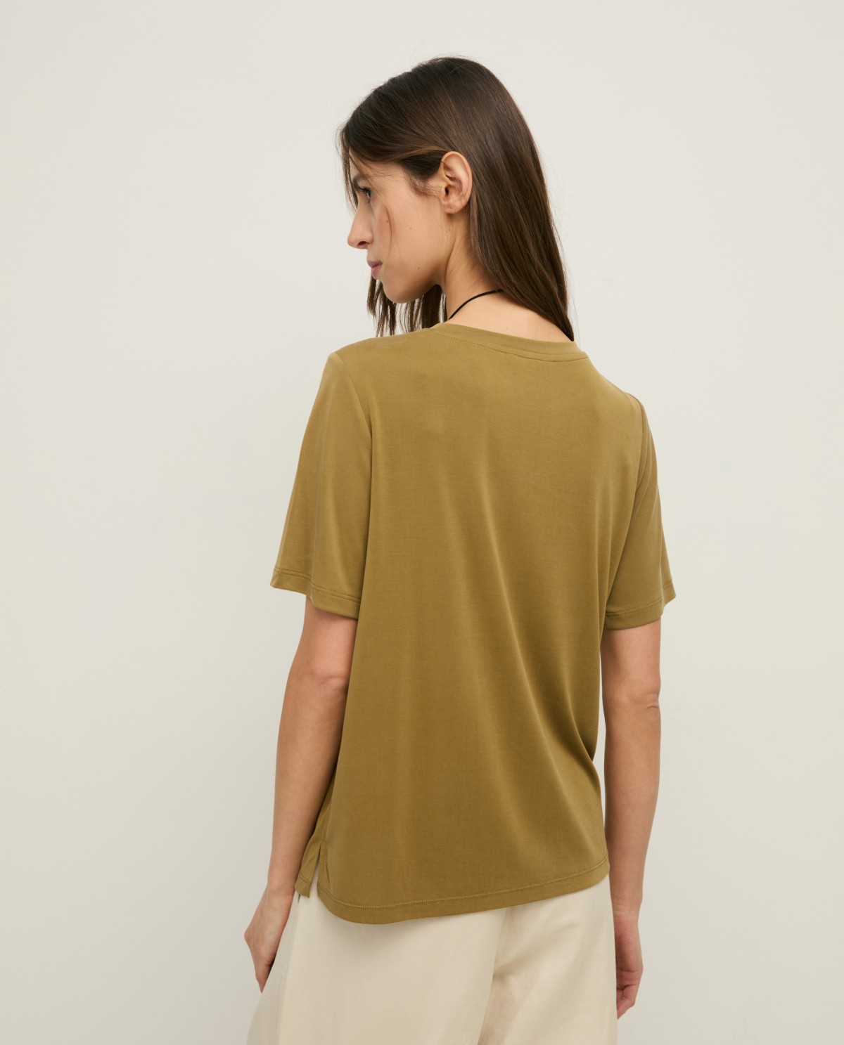 Flowy short-sleeve T-shirt|Yerse 3
