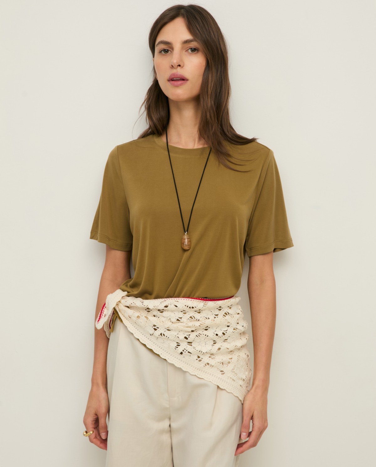 Flowy short-sleeve T-shirt|Yerse 6