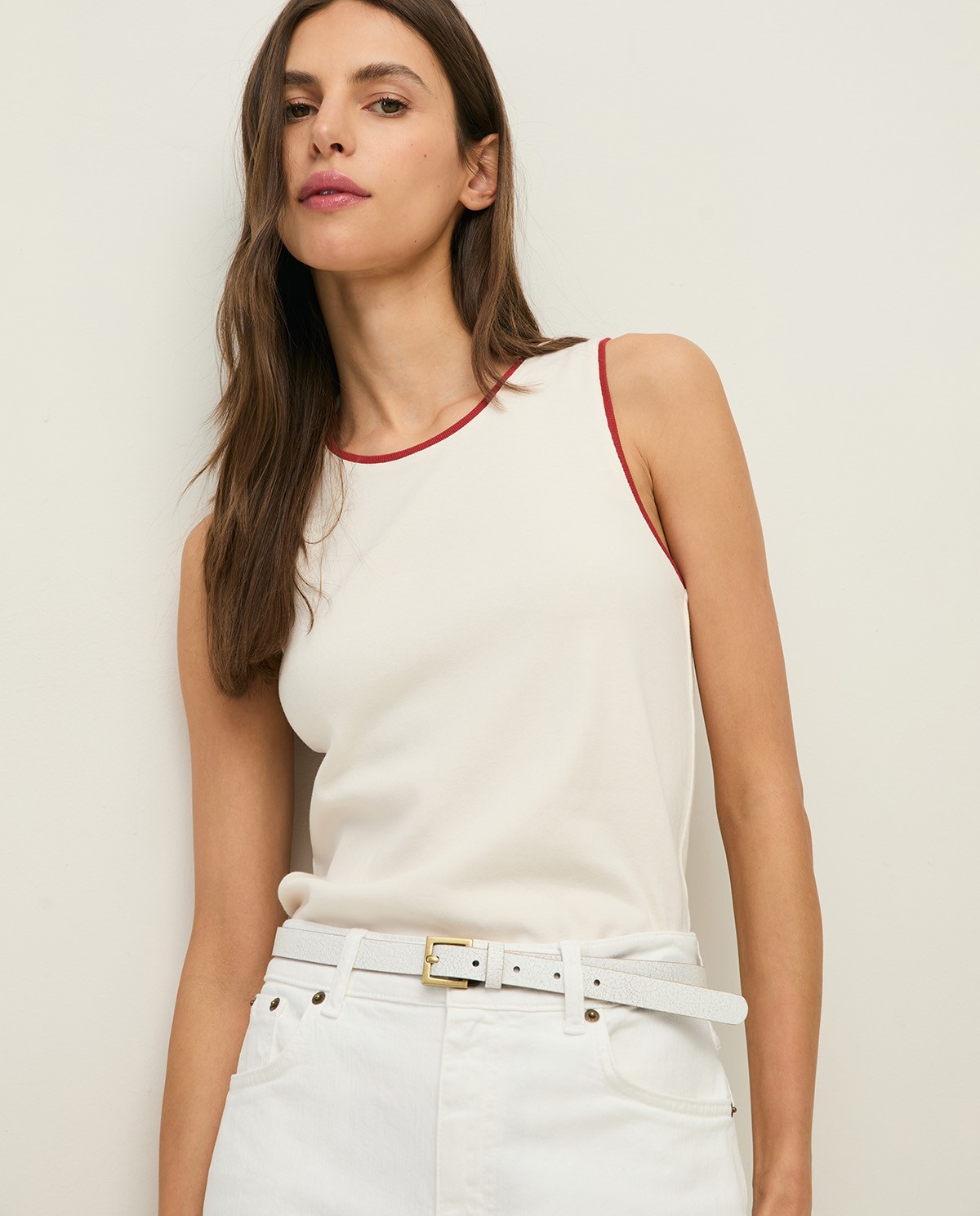 Two-tone cotton top|Yerse