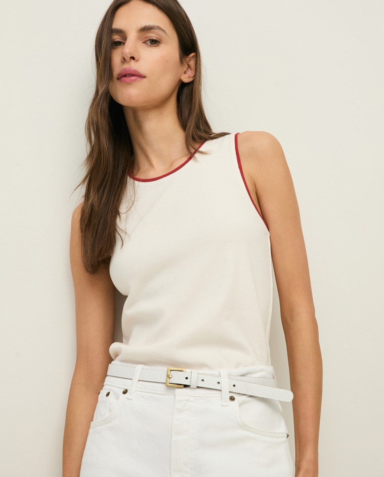 Two-tone cotton top|Yerse