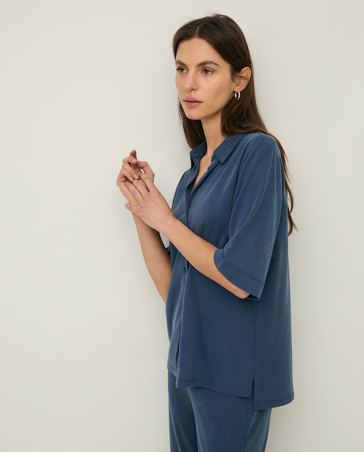 Flowy short-sleeve shirt|Yerse 2