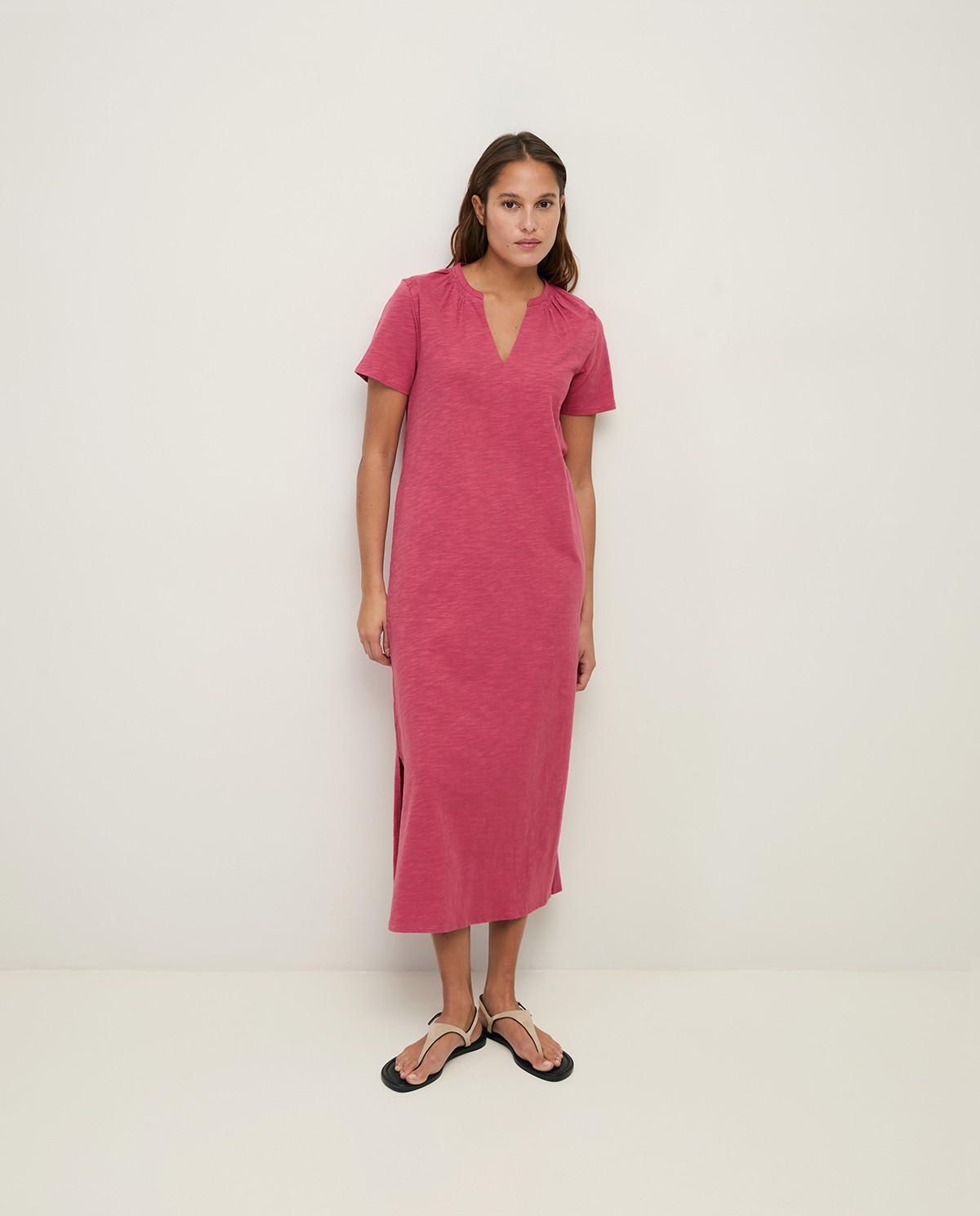 Vestido largo algodón