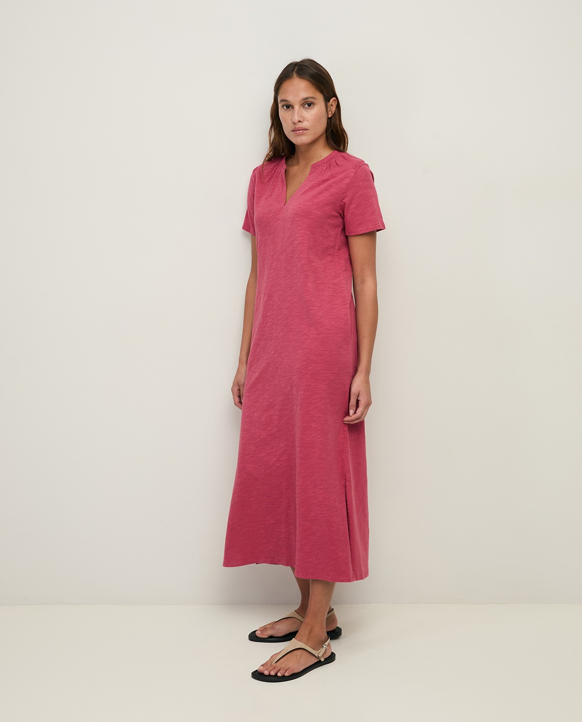 Vestido largo algodón