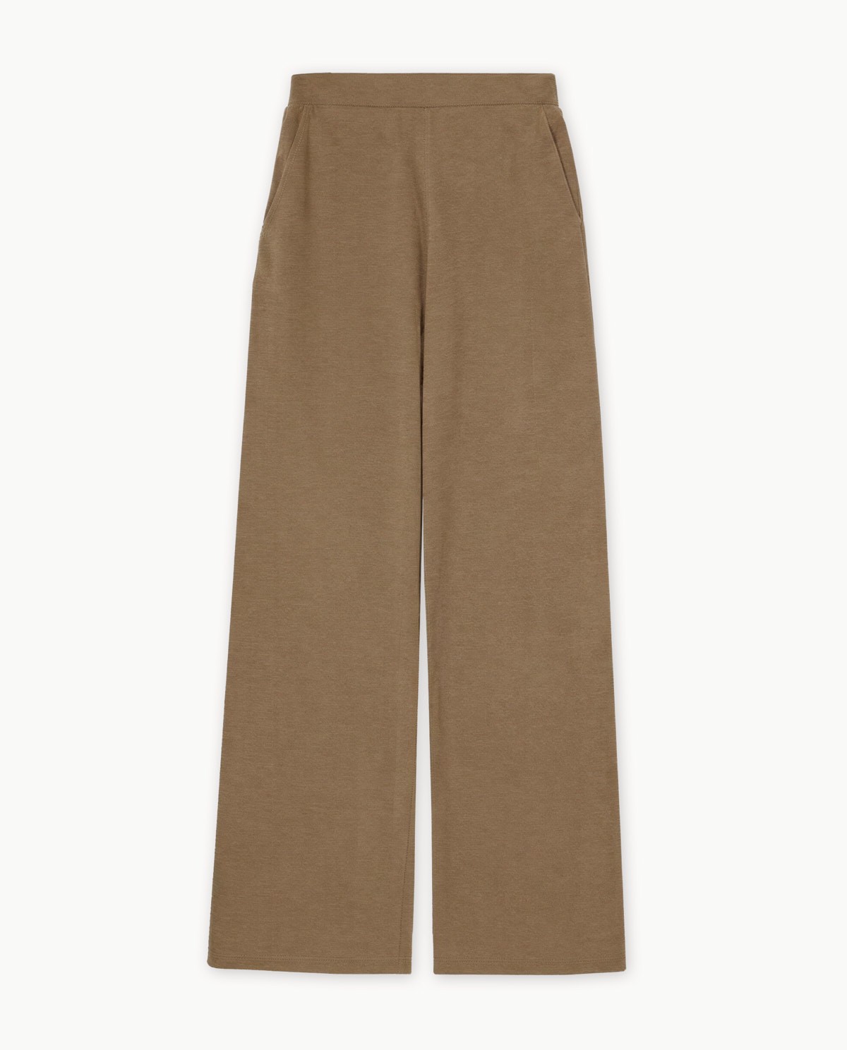 Pantalón wide leg algodón flamé