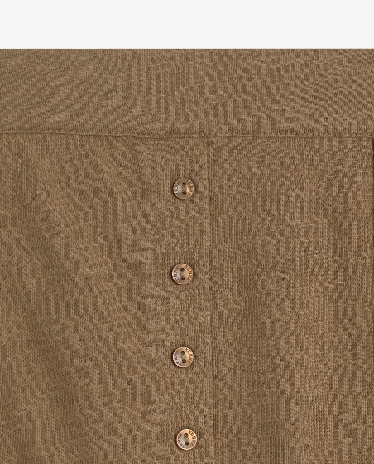 Falda midi algodón cintura elástica