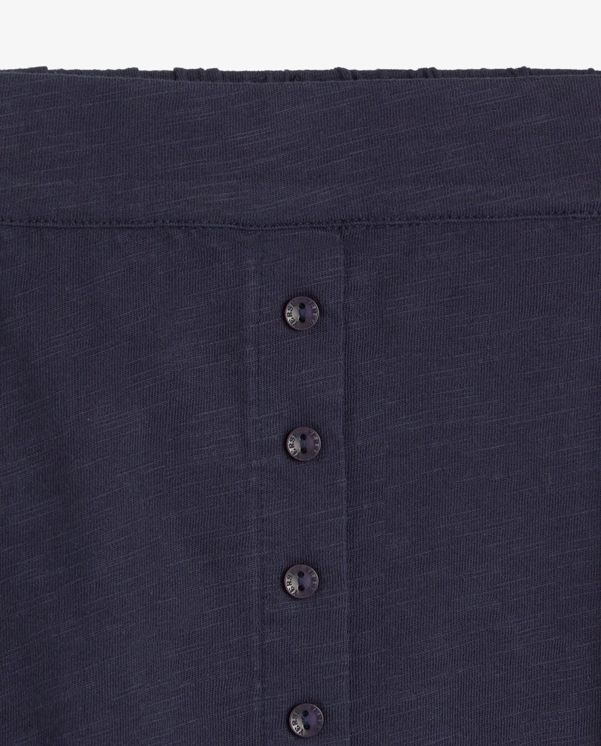 Falda midi algodón cintura elástica