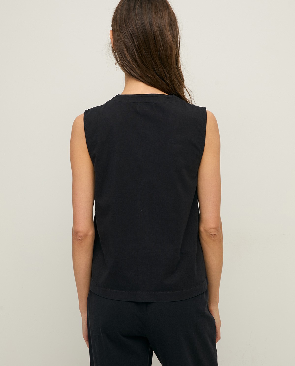 Organic-cotton knit vest|Yerse 3
