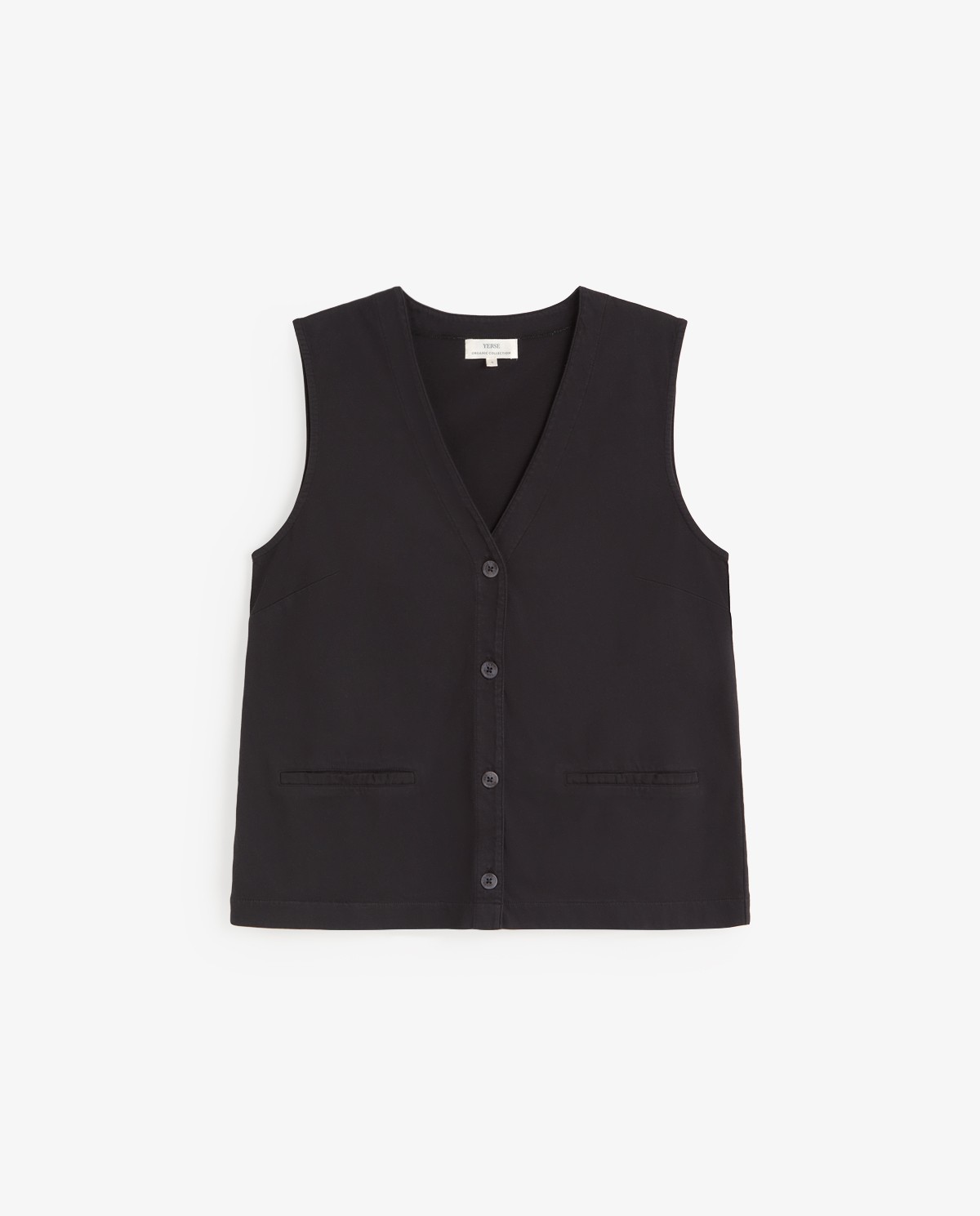 Gilet en maille coton bio| Yerse 5
