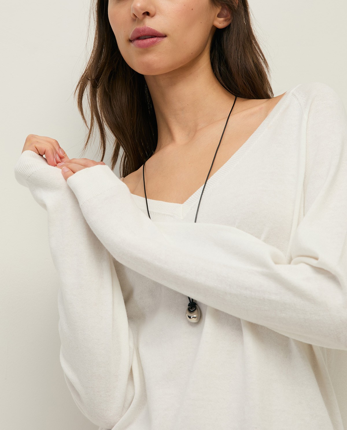 Jersei de punt fi coll en punta|Yerse