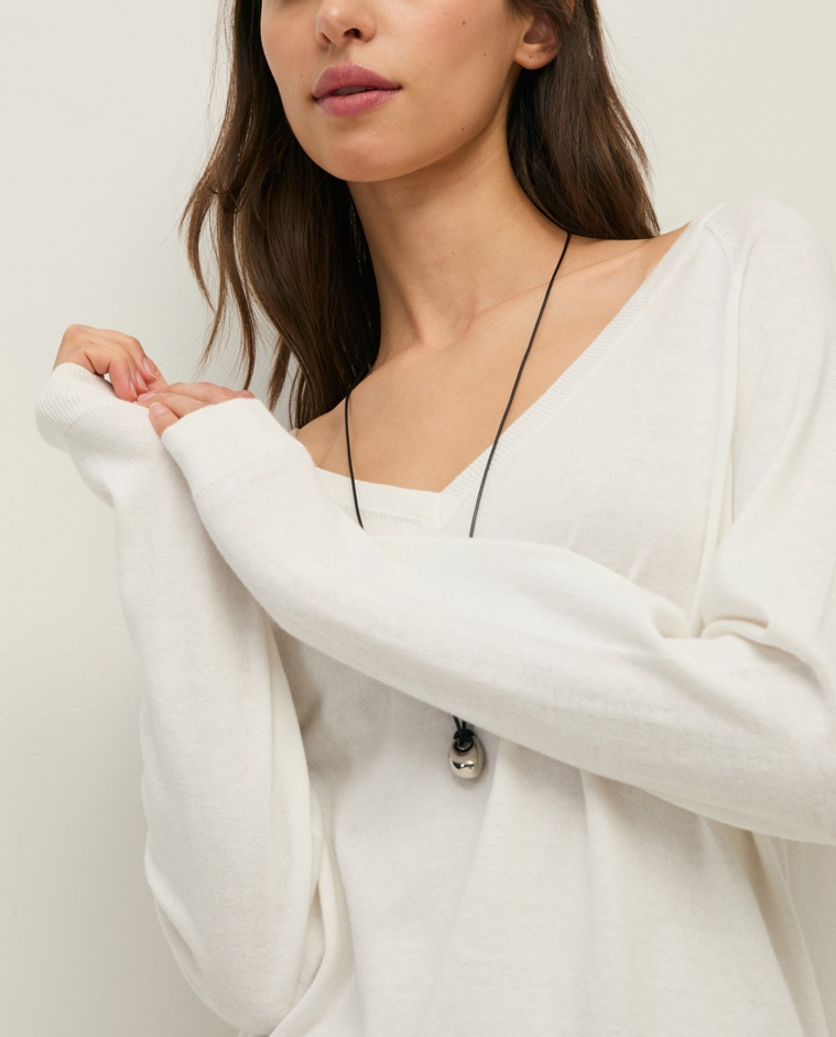 Jersei de punt fi coll en punta|Yerse