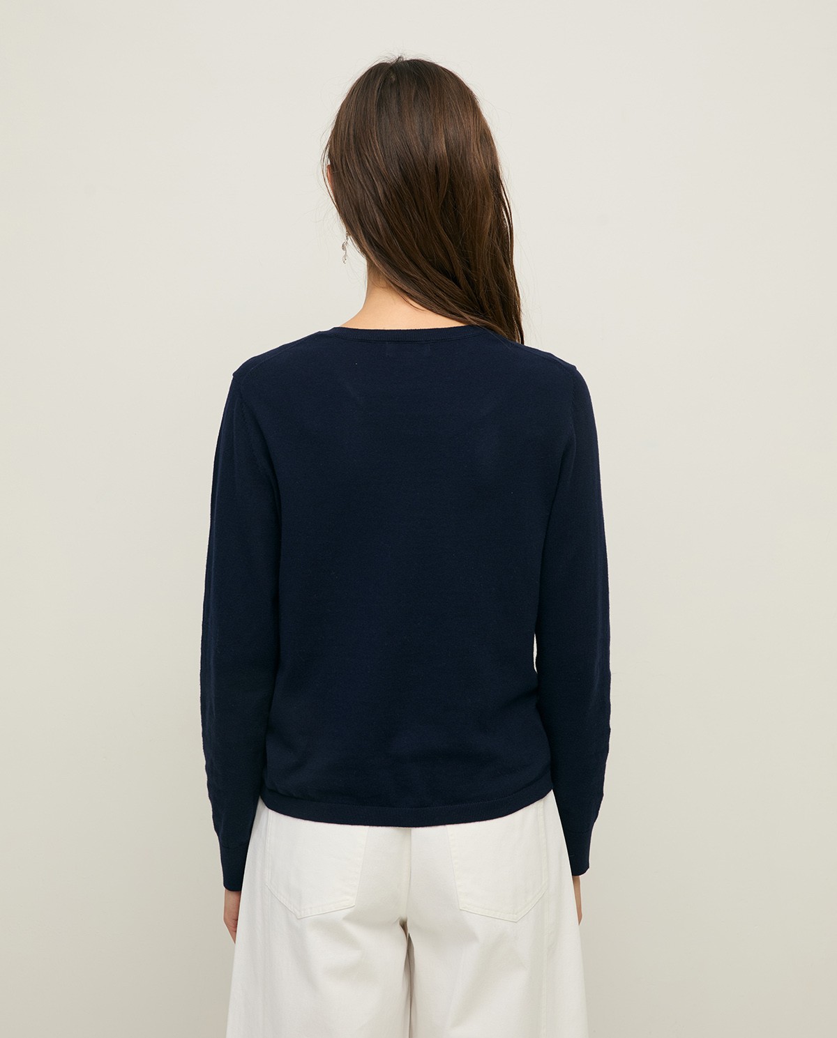 Long-sleeve organic-cotton cardigan|Yerse 5