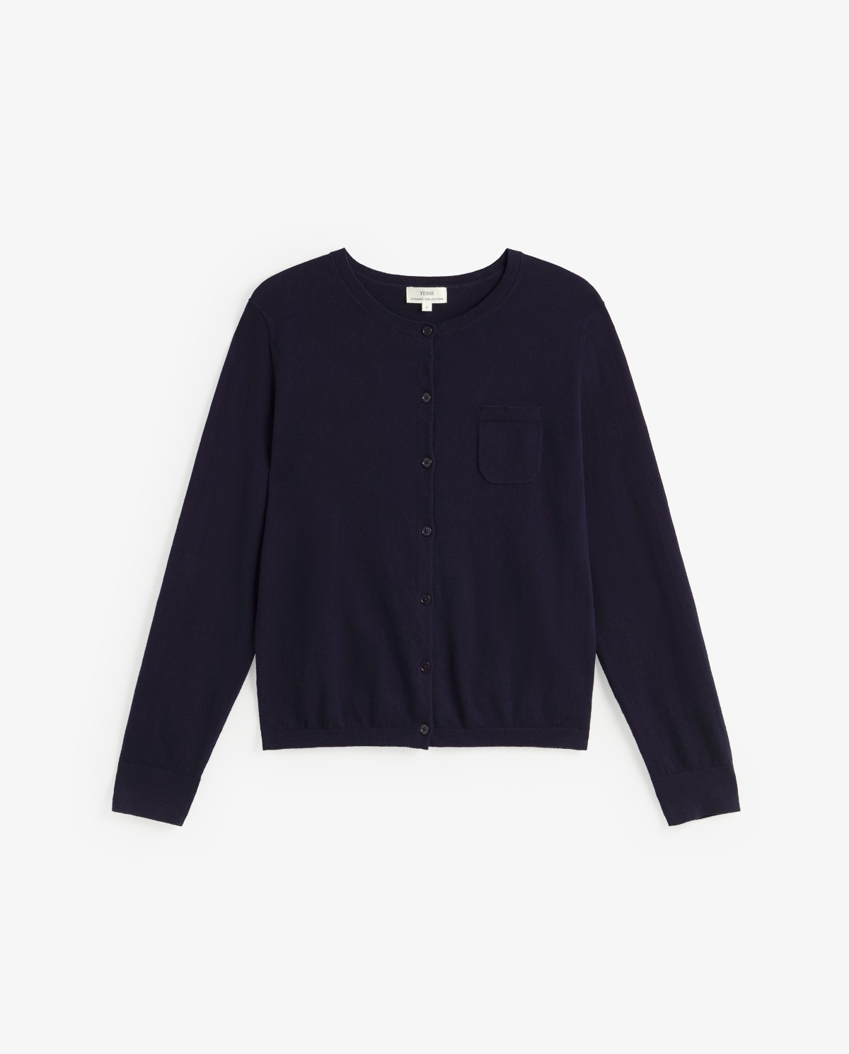 Long-sleeve organic-cotton cardigan|Yerse 7