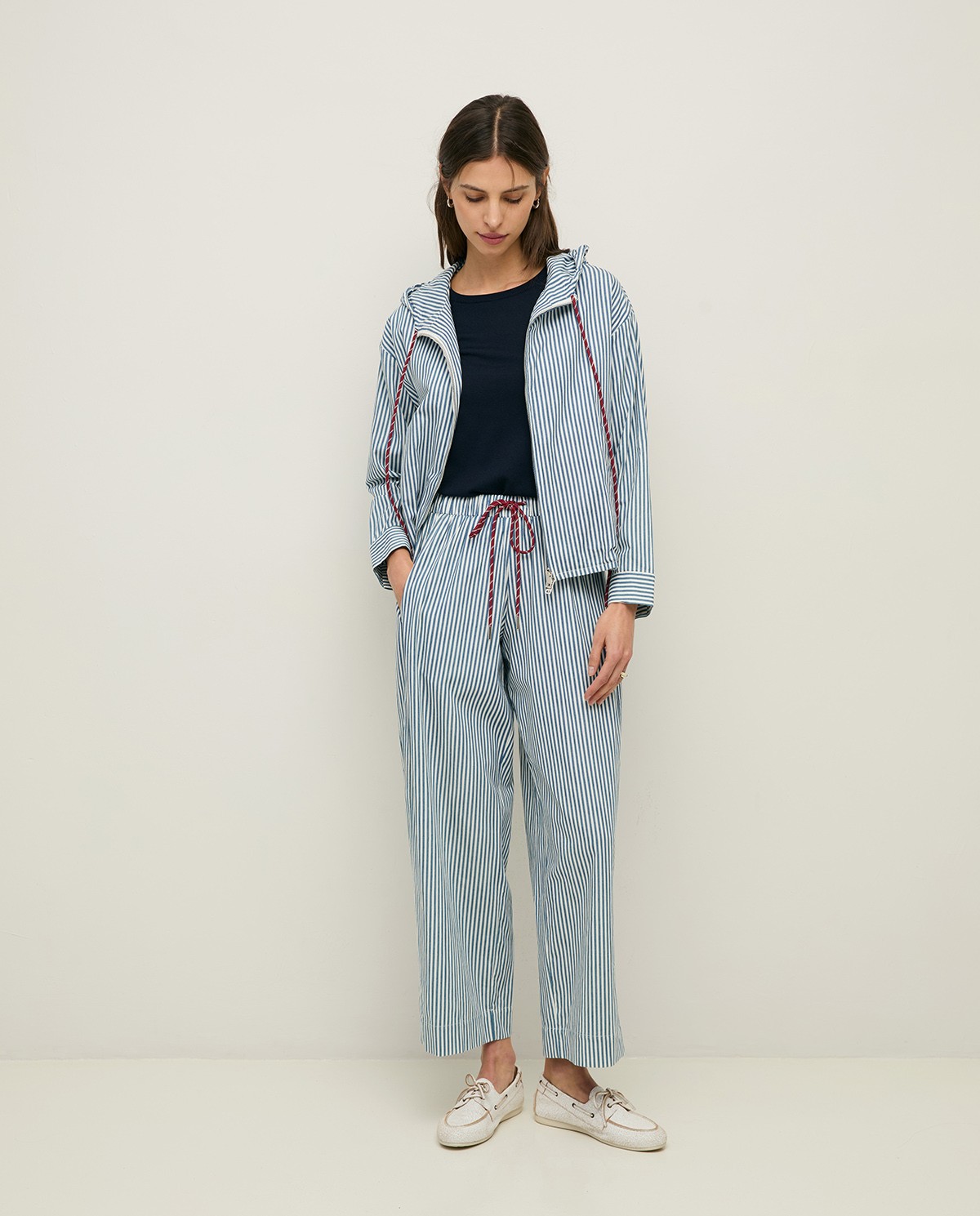 Short-sleeve sweater with round neckline|Yerse 5