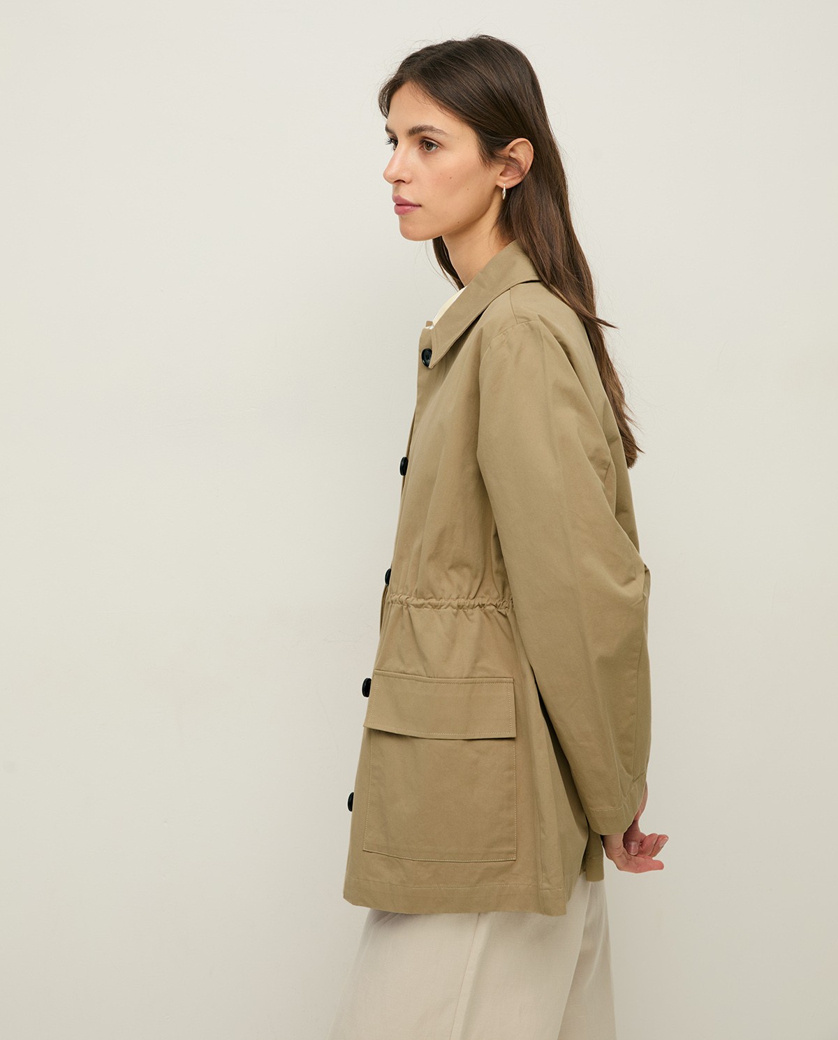 Gabardine courte 100 % coton| Yerse 2