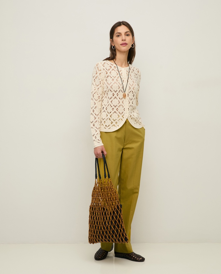 Pleated tailored trousers|Yerse