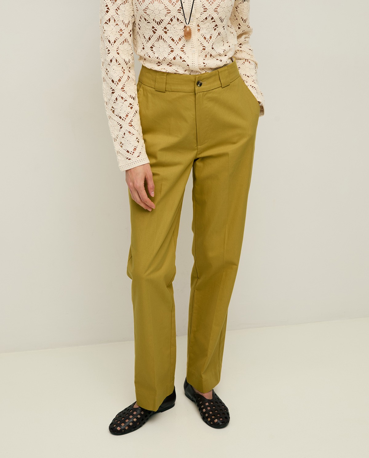 Pleated tailored trousers|Yerse 2