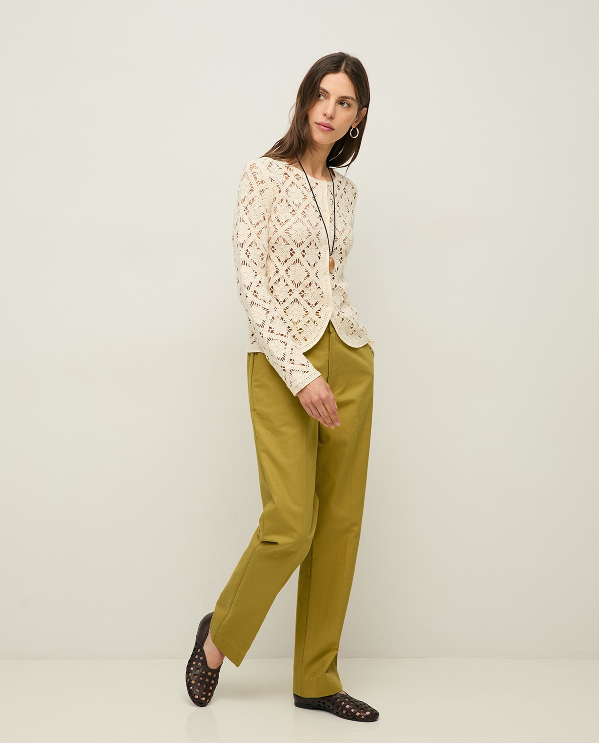 Pleated tailored trousers|Yerse 5