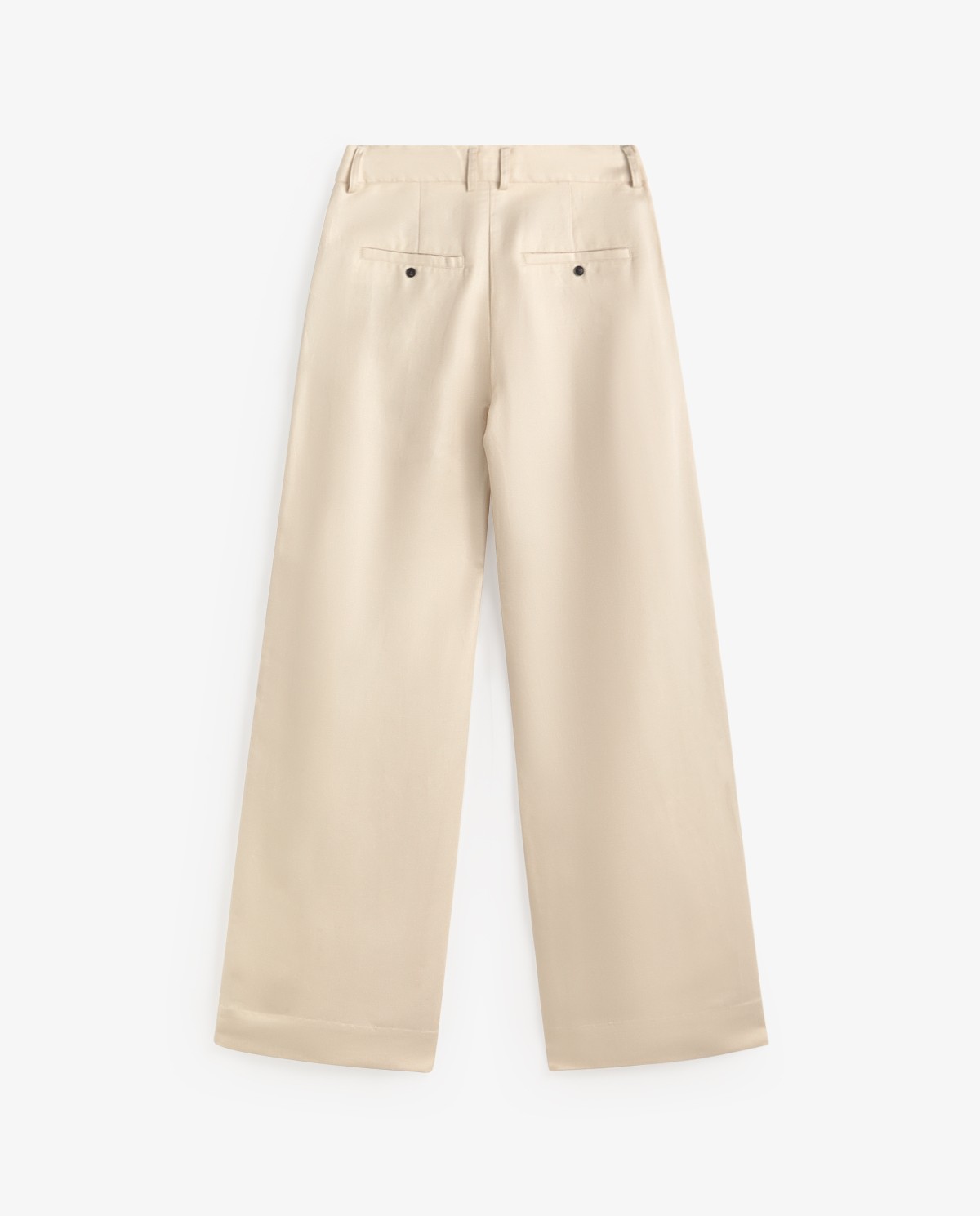 Wide-leg linen-blend tailored trousers|Yerse 8