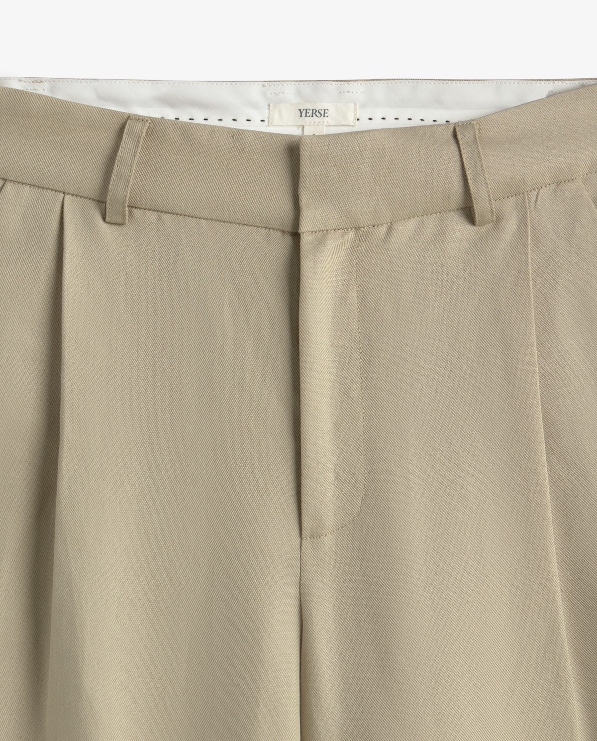 Wide-leg linen-blend tailored trousers|Yerse 8